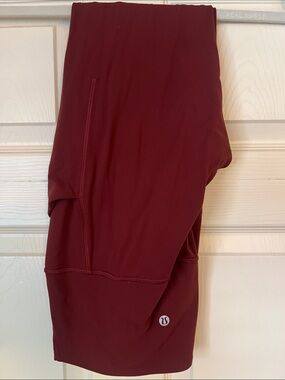Lululemon Maroon Align w/ pockets